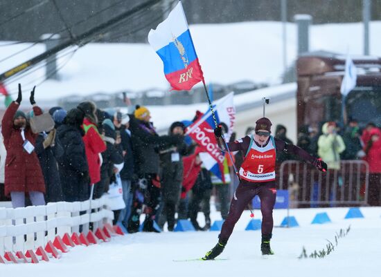 Биатлон. Кубок Содружества. 4 этап. Женщины. 10км. Гонка преследования