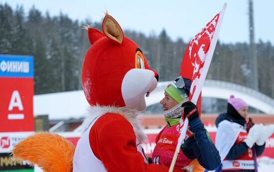 Биатлон. Кубок Содружества. 4 этап. Женщины. 10км. Гонка преследования