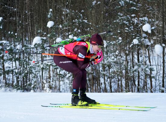 Биатлон. Кубок Содружества. 4 этап. Женщины. 10км. Гонка преследования