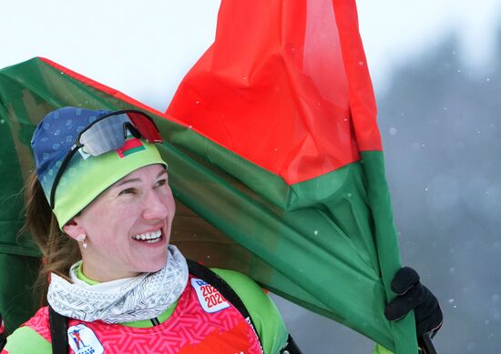 Биатлон. Кубок Содружества. 4 этап. Женщины. 10км. Гонка преследования