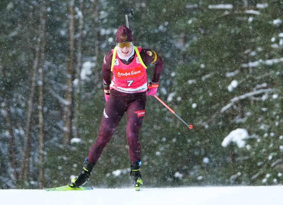 Биатлон. Кубок Содружества. 4 этап. Женщины. 10км. Гонка преследования