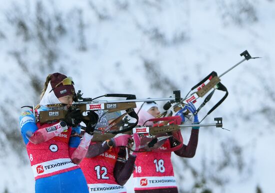Биатлон. Кубок Содружества. 4 этап. Женщины. 10км. Гонка преследования