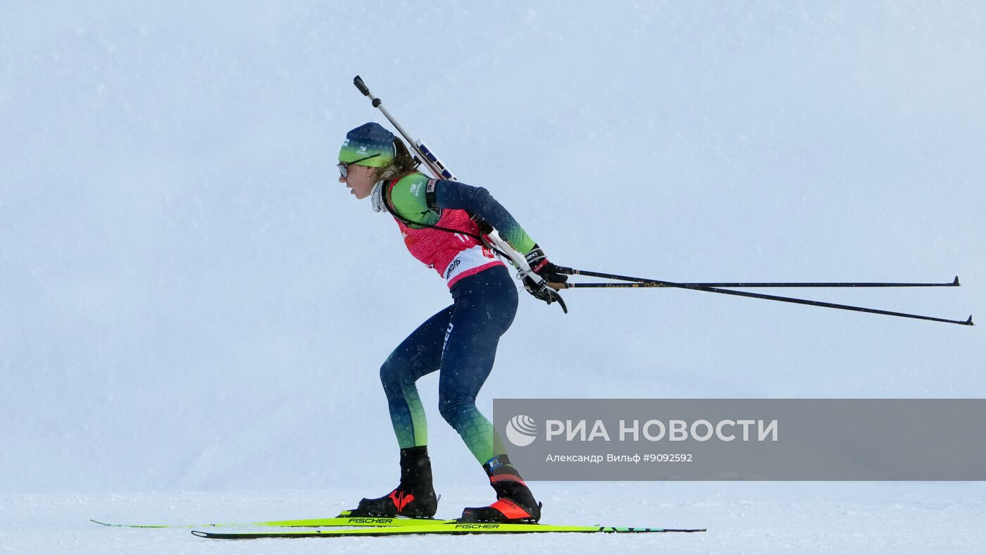 Биатлон. Кубок Содружества. 4 этап. Женщины. 10км. Гонка преследования