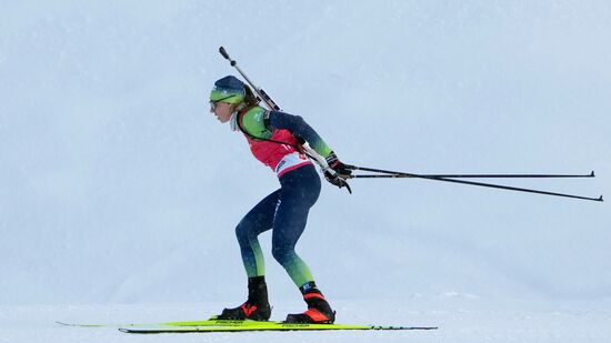 Биатлон. Кубок Содружества. 4 этап. Женщины. 10км. Гонка преследования