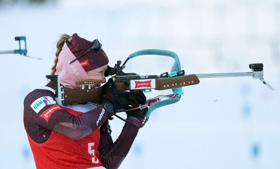 Биатлон. Кубок Содружества. 4 этап. Женщины. 10км. Гонка преследования