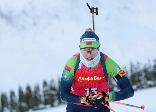 Биатлон. Кубок Содружества. 4 этап. Женщины. 10км. Гонка преследования