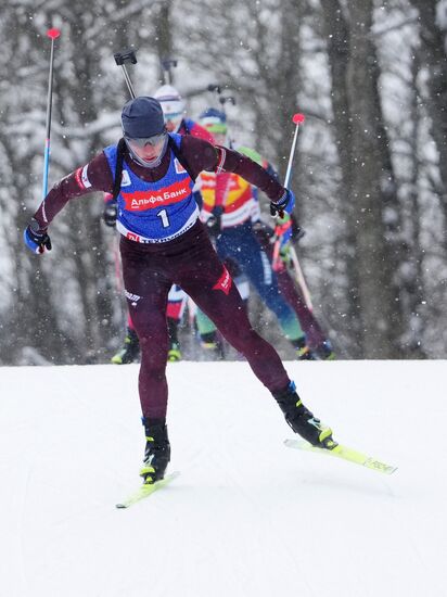 Биатлон. Кубок Содружества. 4 этап. Мужчины. 12,5 км. Гонка преследования
