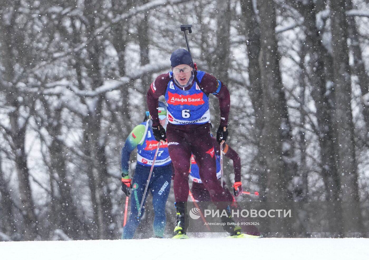 Биатлон. Кубок Содружества. 4 этап. Мужчины. 12,5 км. Гонка преследования