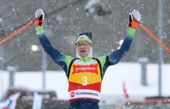 Биатлон. Кубок Содружества. 4 этап. Мужчины. 12,5 км. Гонка преследования