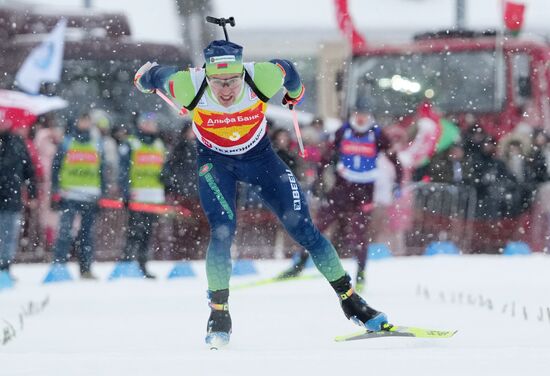 Биатлон. Кубок Содружества. 4 этап. Мужчины. 12,5 км. Гонка преследования