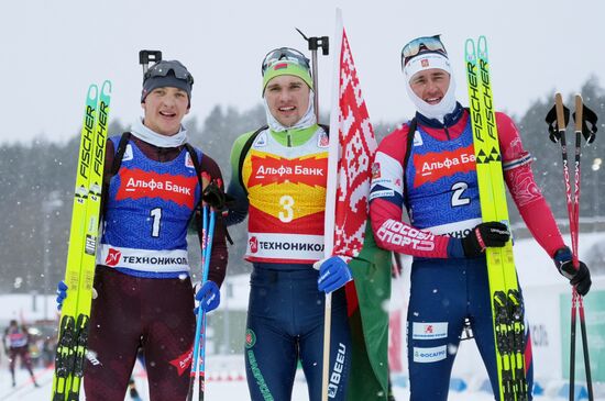 Биатлон. Кубок Содружества. 4 этап. Мужчины. 12,5 км. Гонка преследования