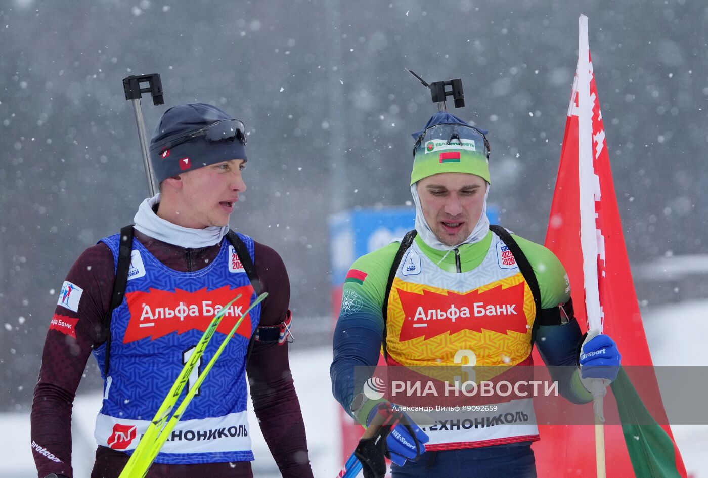 Биатлон. Кубок Содружества. 4 этап. Мужчины. 12,5 км. Гонка преследования