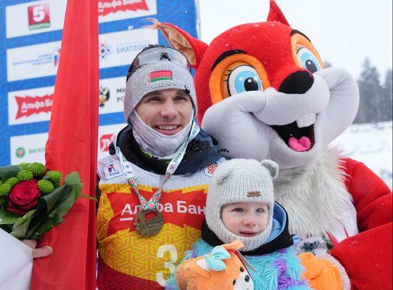 Биатлон. Кубок Содружества. 4 этап. Мужчины. 12,5 км. Гонка преследования