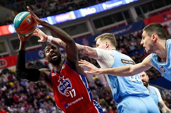 Баскетбол. Единая лига ВТБ. ЦСКА (Москва) - "Зенит" (Санкт-Петербург)