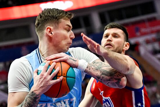 Баскетбол. Единая лига ВТБ. ЦСКА (Москва) - "Зенит" (Санкт-Петербург)