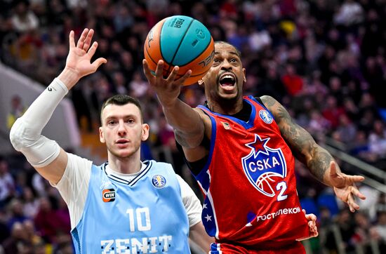 Баскетбол. Единая лига ВТБ. ЦСКА (Москва) - "Зенит" (Санкт-Петербург)