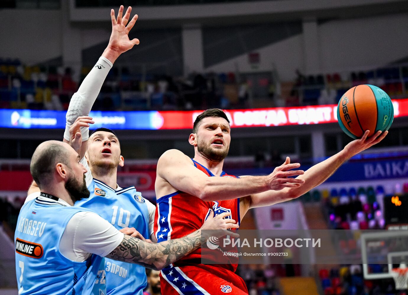 Баскетбол. Единая лига ВТБ. ЦСКА (Москва) - "Зенит" (Санкт-Петербург)