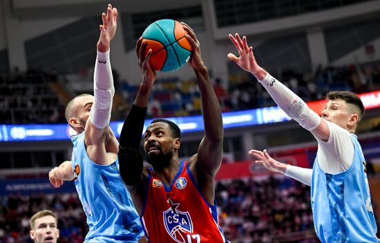 Баскетбол. Единая лига ВТБ. ЦСКА (Москва) - "Зенит" (Санкт-Петербург)