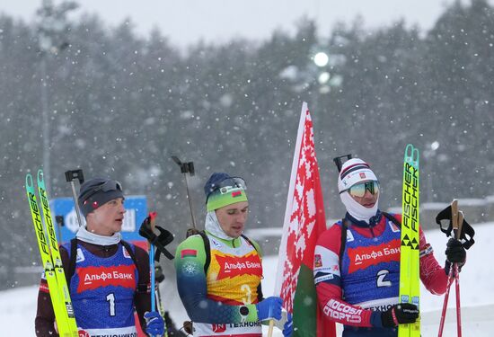 Биатлон. Кубок Содружества. 4 этап. Мужчины. 12,5 км. Гонка преследования