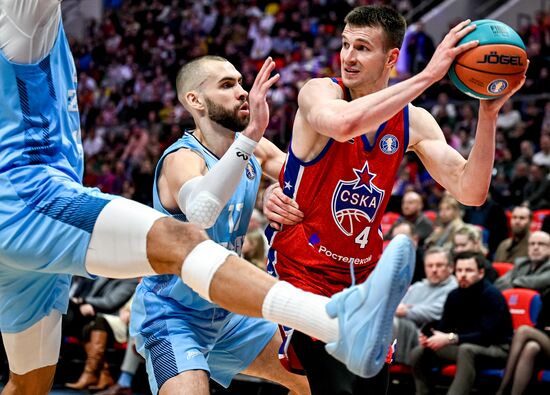 Баскетбол. Единая лига ВТБ. ЦСКА (Москва) - "Зенит" (Санкт-Петербург)