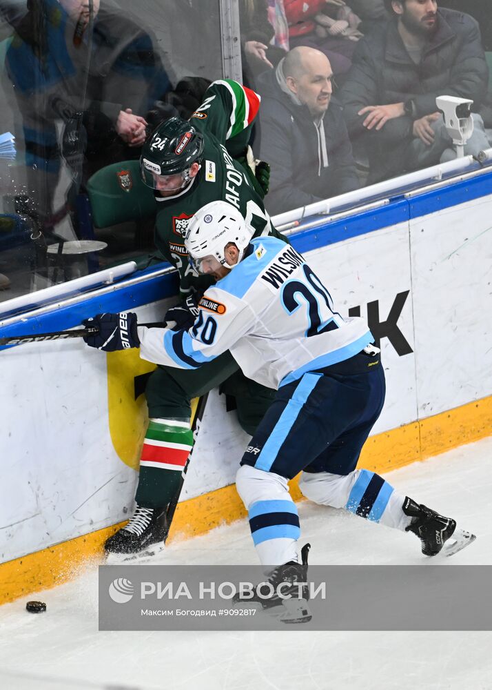 Хоккей. КХЛ. "Ак Барс" (Казань) - "Сибирь" (Новосибирск)
