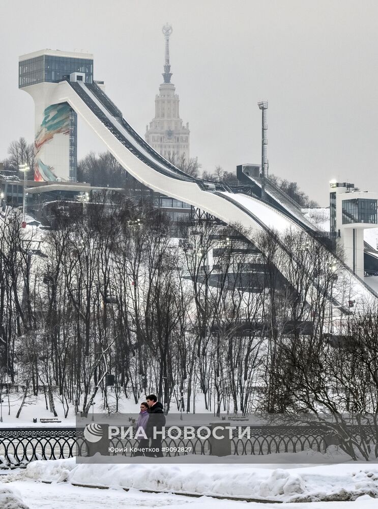 Зима в Москве