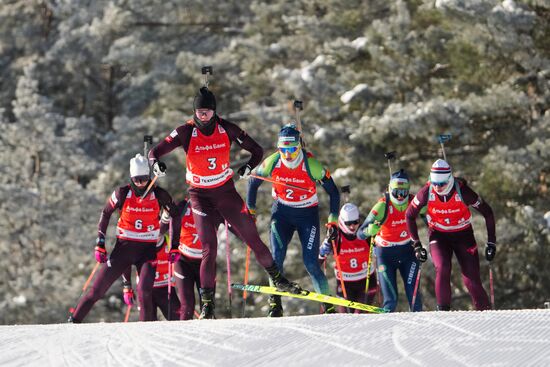 Биатлон. Кубок Содружества. 4 этап. Смешанная эстафета