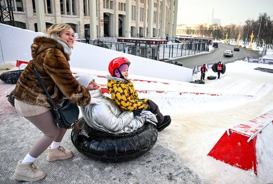 Зимний день Московского спорта в "Лужниках"