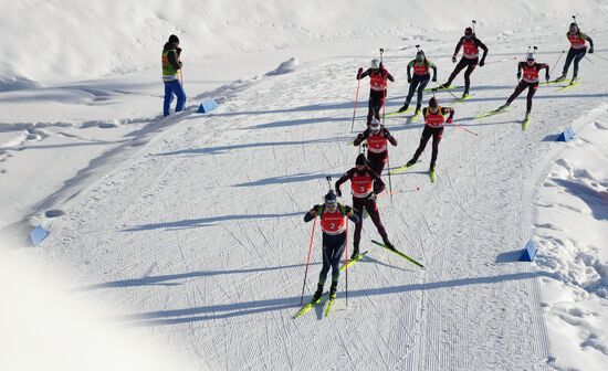 Биатлон. Кубок Содружества. 4 этап. Смешанная эстафета