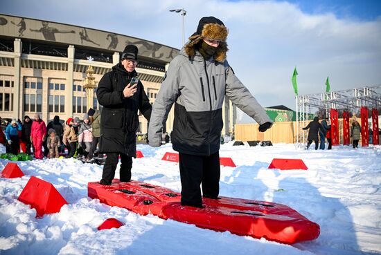 Зимний день Московского спорта в "Лужниках"