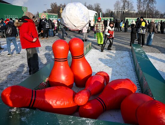 Зимний день Московского спорта в "Лужниках"