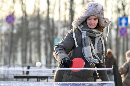 Зимний день Московского спорта в "Лужниках"