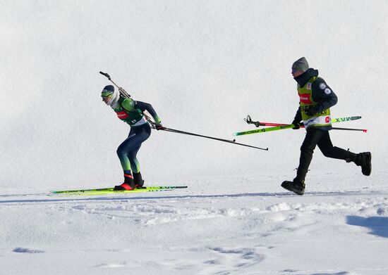 Биатлон. Кубок Содружества. 4 этап. Смешанная эстафета