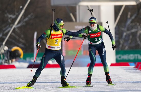 Биатлон. Кубок Содружества. 4 этап. Смешанная эстафета