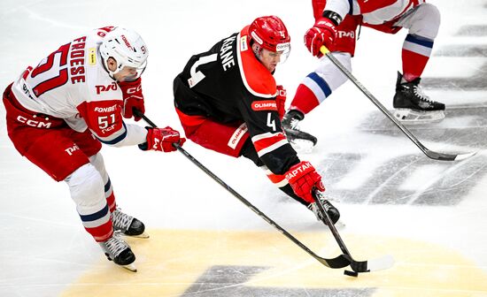 Хоккей. КХЛ. "Спартак" (Москва) - "Локомотив" (Ярославль)