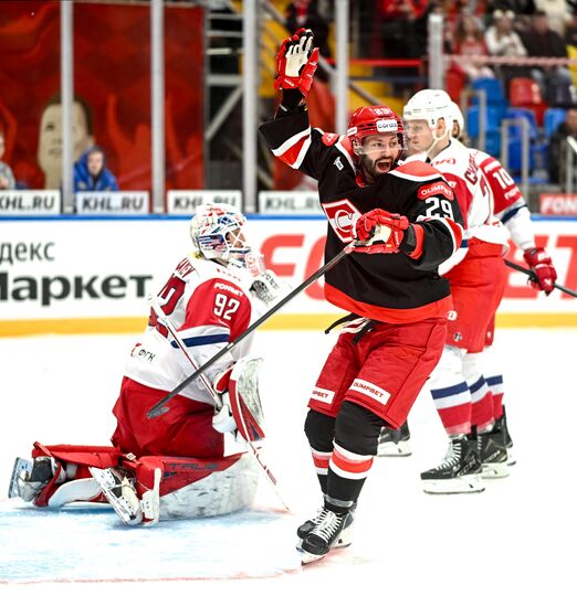 Хоккей. КХЛ. "Спартак" (Москва) - "Локомотив" (Ярославль)