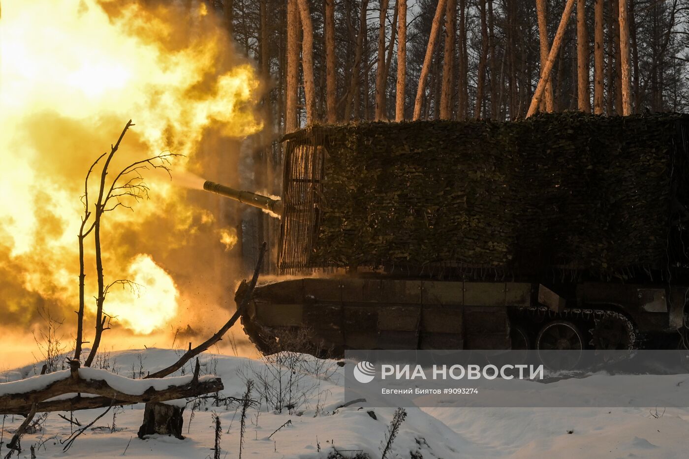 Боевая работа танкистов группировки войск "Запад" в ЛНР