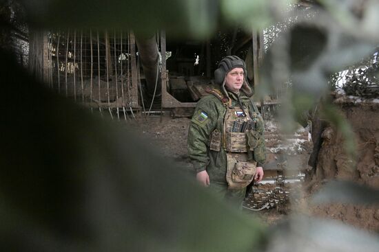 Боевая работа танкистов группировки войск "Запад" в ЛНР