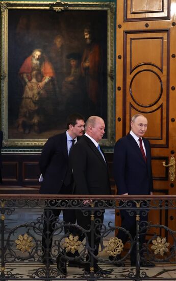 Рабочая поездка президента Владимира Путина в Санкт-Петербург