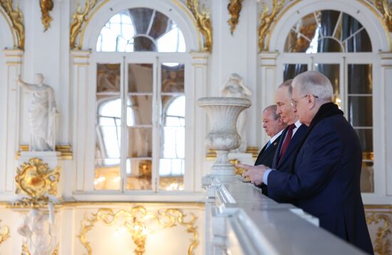 Рабочая поездка президента Владимира Путина в Санкт-Петербург