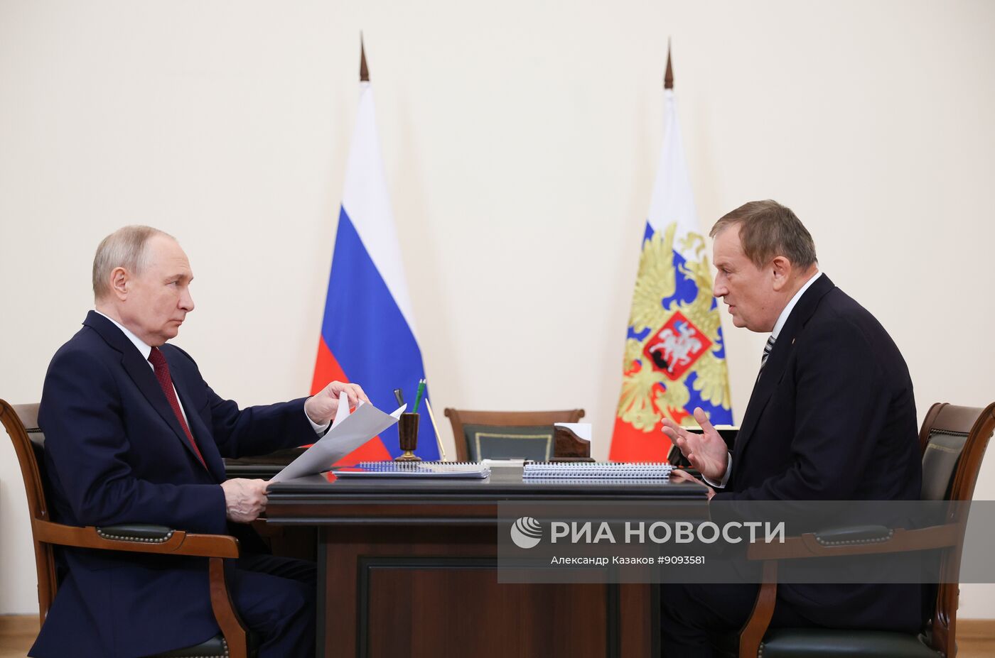 Рабочая поездка президента Владимира Путина в Санкт-Петербург