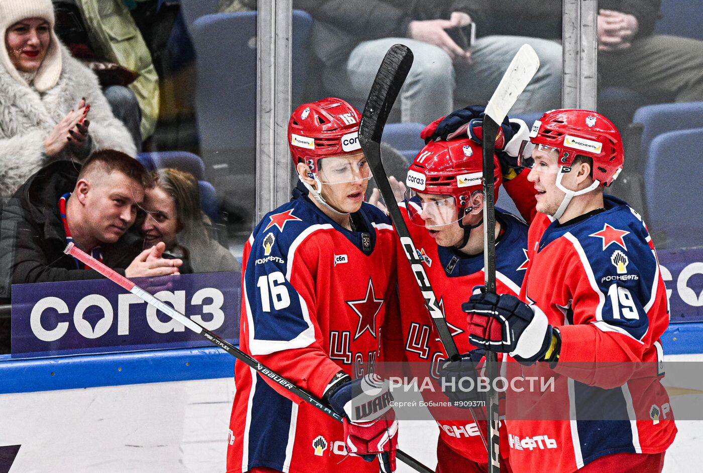 Хоккей. КХЛ. ЦСКА (Москва) - "Северсталь" (Череповец)