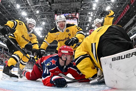 Хоккей. КХЛ. ЦСКА (Москва) - "Северсталь" (Череповец)