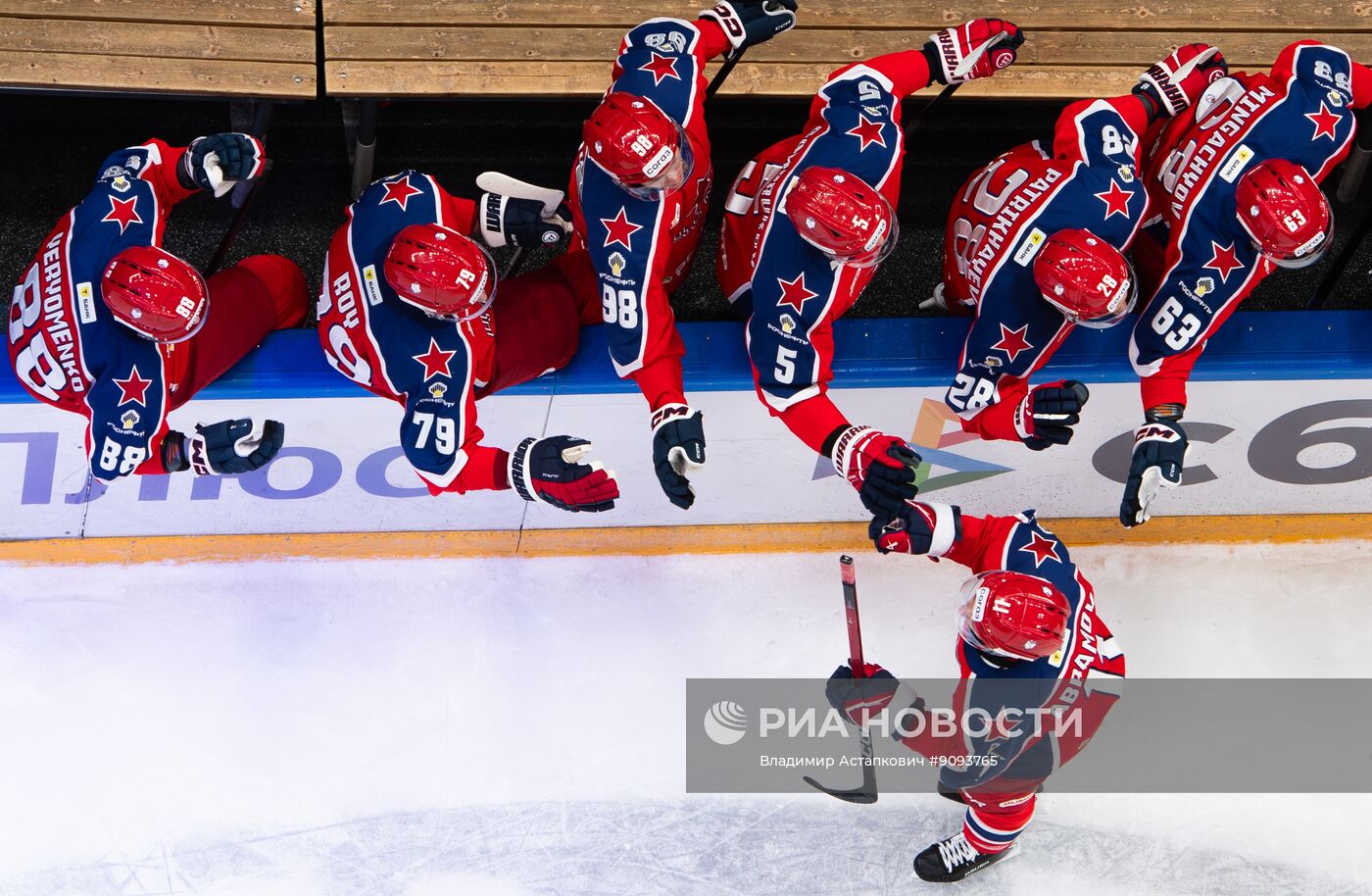 Хоккей. КХЛ. ЦСКА (Москва) - "Северсталь" (Череповец)