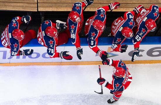 Хоккей. КХЛ. ЦСКА (Москва) - "Северсталь" (Череповец)