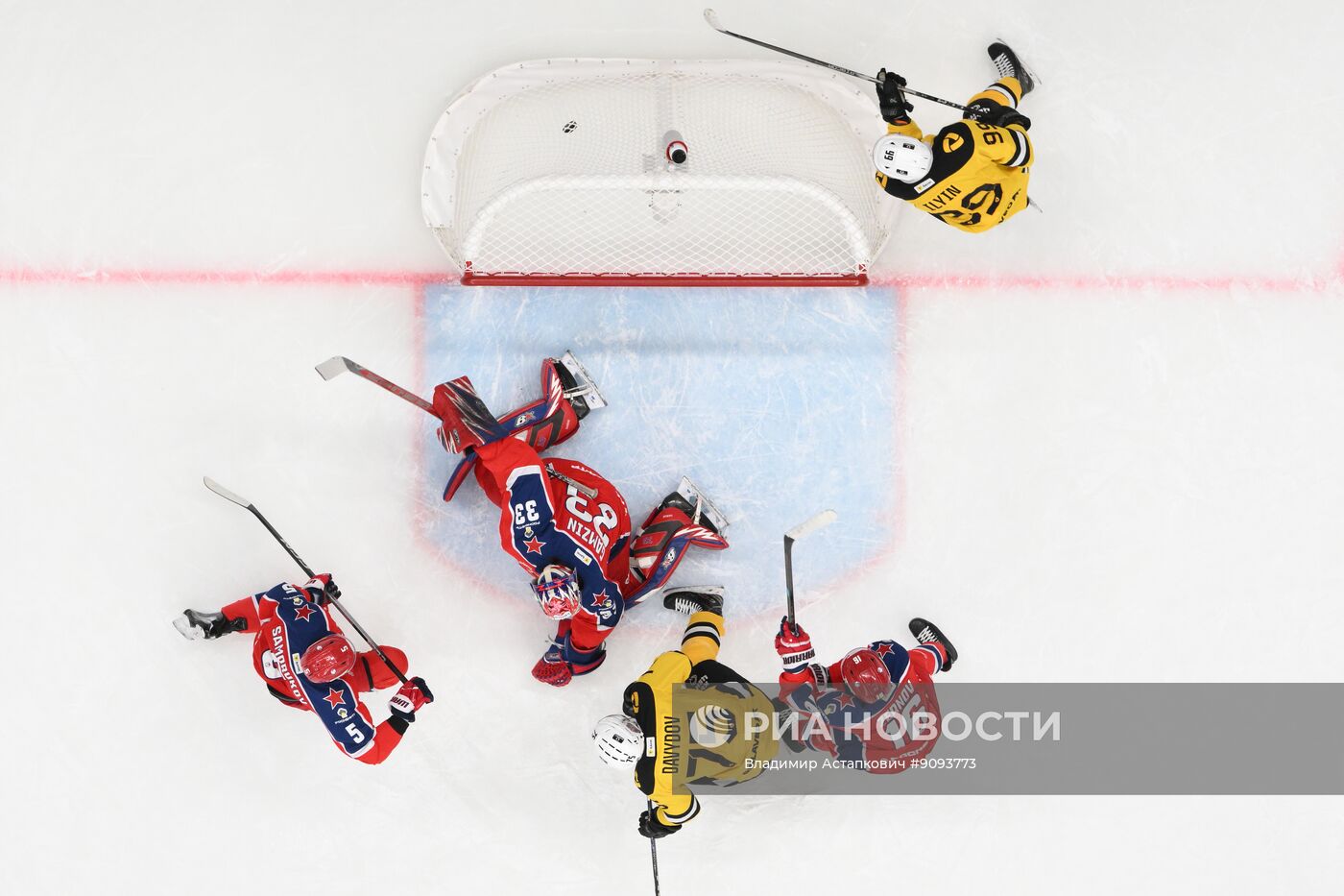 Хоккей. КХЛ. ЦСКА (Москва) - "Северсталь" (Череповец)