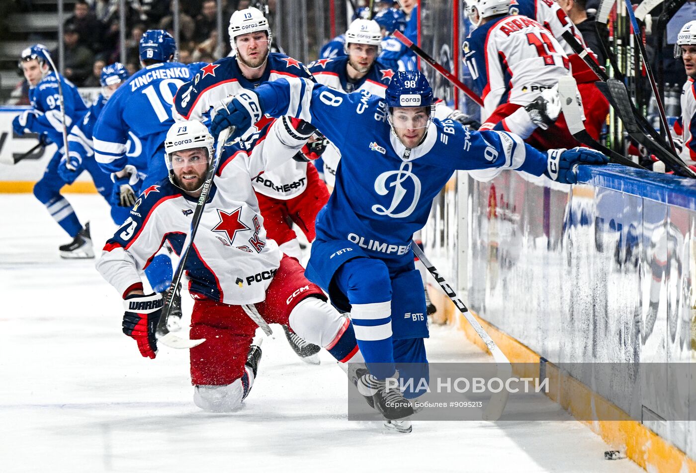 Хоккей. КХЛ. "Динамо" (Москва) - ЦСКА (Москва)