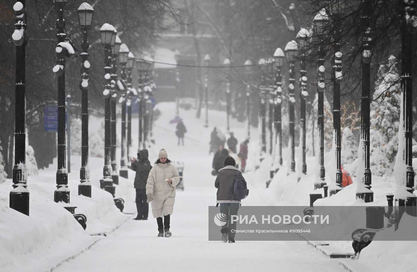 Снег в Москве