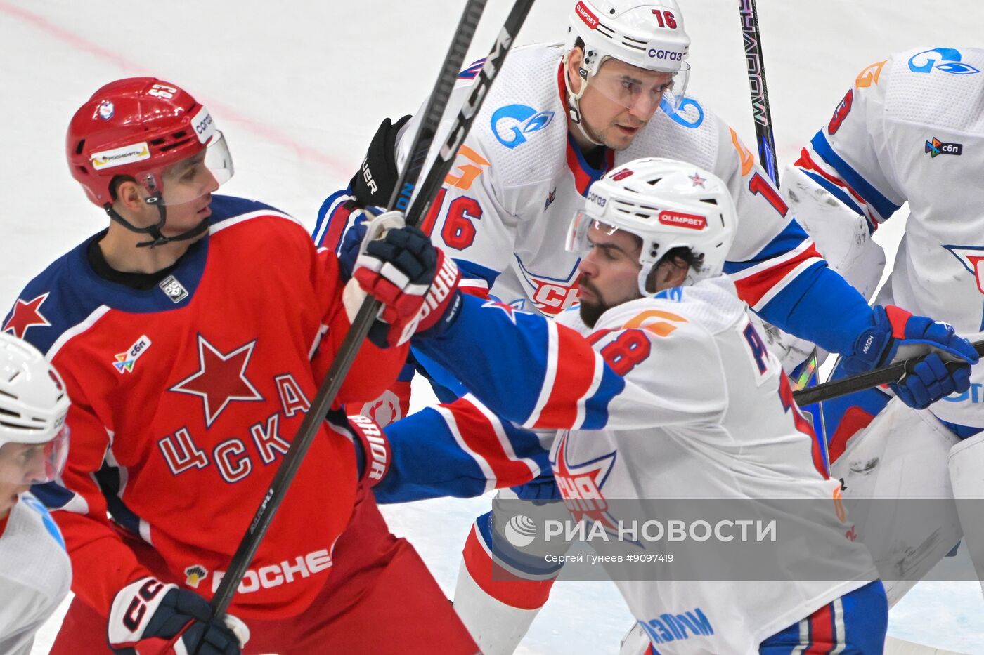 Хоккей. КХЛ. ЦСКА (Москва) – СКА (Санкт-Петербург)