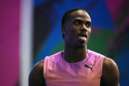 Соревнования по легкой атлетике "Битва полов" в Москве